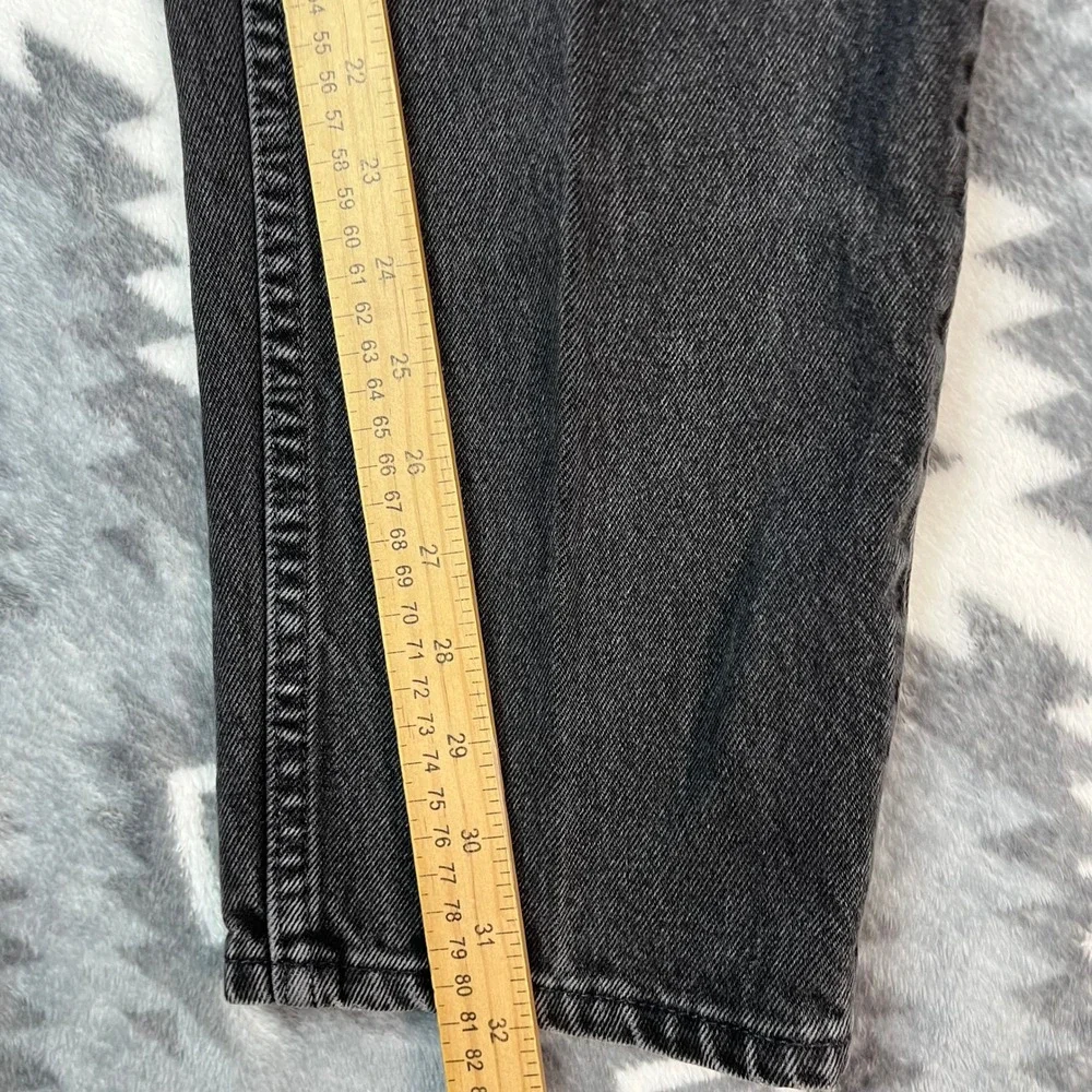 Vintage 1995 Levis 550 Relaxed Fit Tapered Leg Black Jeans Mens 34x32 USA